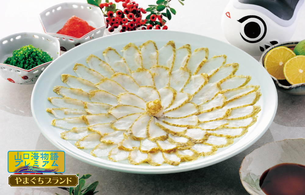 真ふぐおぼろ昆布刺し